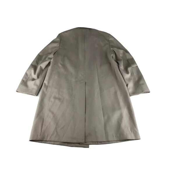 London Fog Mens‎ Beige Long Sleeve Collared Button Front Trench Coat Size 42R - Picture 7 of 7